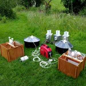 moth trapping and surveying kit